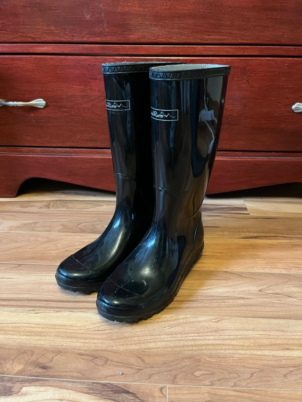 Black Women's Windriver Rain Boots size 8